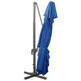 Cantilever Garden Parasol With Double Top 400X300 Cm