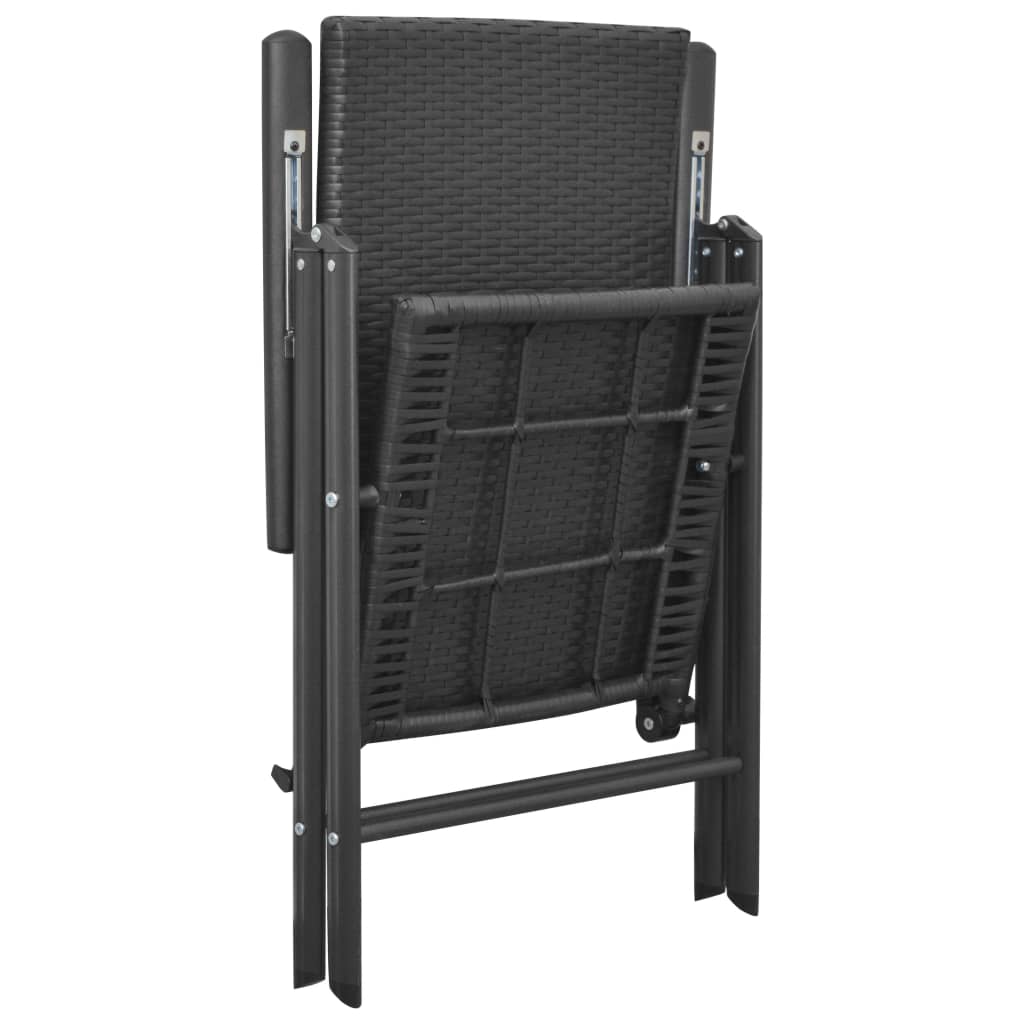 Garden Chairs 4 Pcs Poly Rattan