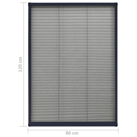 Plisse Insect Screen For Windows Aluminium