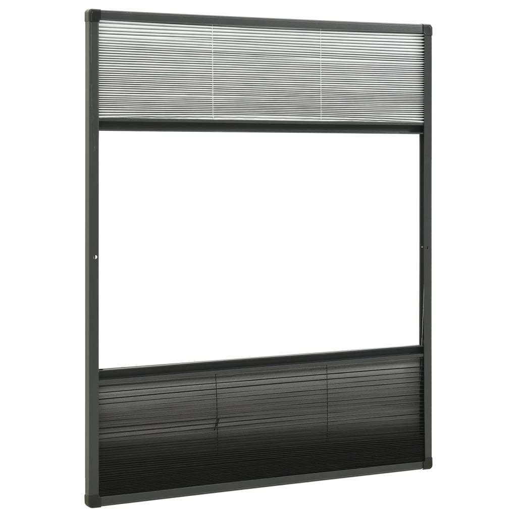 Plisse Insect Screen For Windows Aluminium 80X100Cm With Shade