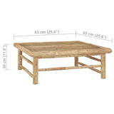Garden 65X65X30 Cm Bamboo