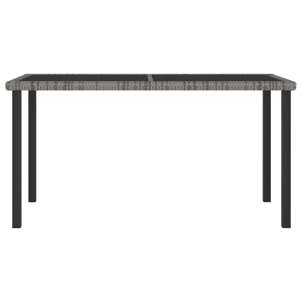 Garden Dining Table Poly Rattan