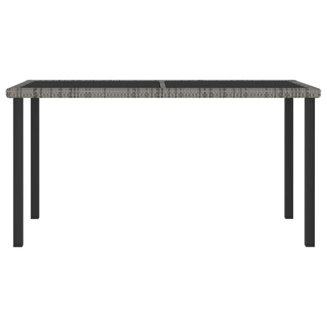 Garden Dining Table Poly Rattan