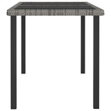 Garden Dining Table Poly Rattan