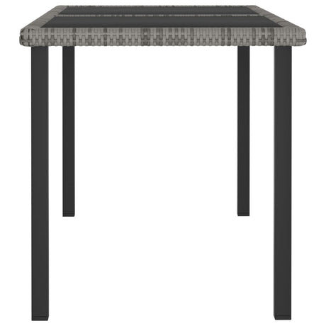 Garden Dining Table Poly Rattan