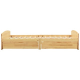 Bed Frame With 2 Drawers Without Mattress 90X200 Cm