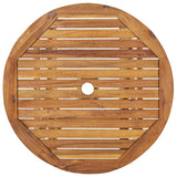 3 Piece Folding Garden Dining Set Solid Acacia Wood 70 Cm