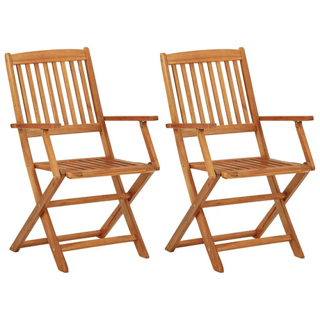 3 Piece Folding Garden Dining Set Solid Acacia Wood 70 Cm