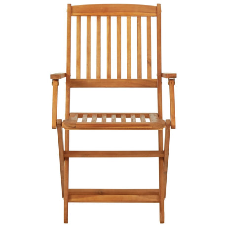 3 Piece Folding Garden Dining Set Solid Acacia Wood 70 Cm
