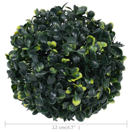Artificial Boxwood Balls 4 Pcs
