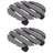 Plant Trolleys 4 Pcs 30X30X7,5 Cm Wpc