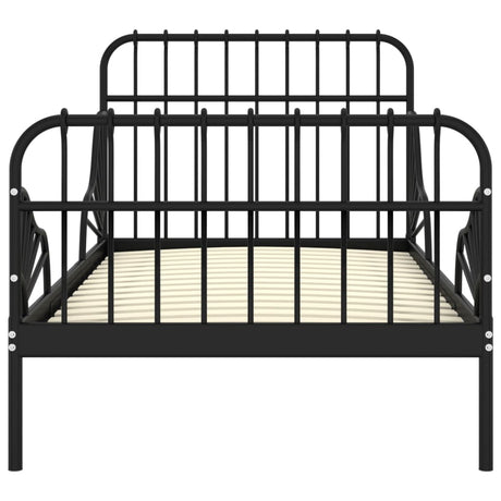 Extendable Bed Frame Without Mattress Metal 80X130/200 Cm