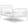 Extendable Bed Frame Without Mattress Metal 80X130/200 Cm