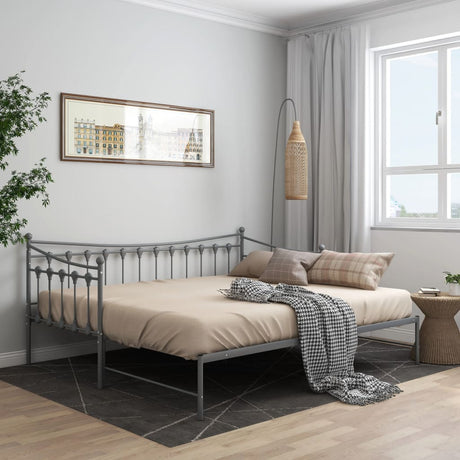 Pull-Out Sofa Bed Frame Without Mattress Metal 90X200 Cm