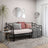 Pull-Out Sofa Bed Frame Without Mattress Metal 90X200 Cm