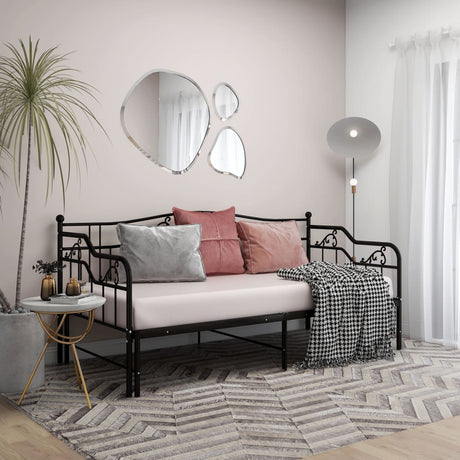 Pull-Out Sofa Bed Frame Without Mattress Metal 90X200 Cm
