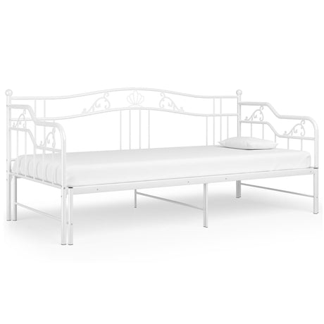 Pull-Out Sofa Bed Frame Without Mattress Metal 90X200 Cm