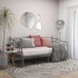 Pull-Out Sofa Bed Frame Without Mattress Metal 90X200 Cm