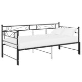 Pull-Out Sofa Bed Frame Without Mattress Metal 90X200 Cm