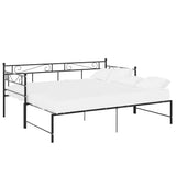 Pull-Out Sofa Bed Frame Without Mattress Metal 90X200 Cm