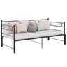 Pull-Out Sofa Bed Frame Without Mattress Metal 90X200 Cm