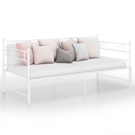 Pull-Out Sofa Bed Frame Without Mattress Metal 90X200 Cm