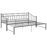 Pull-Out Sofa Bed Frame Without Mattress Metal 90X200 Cm