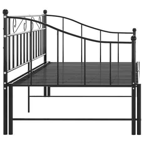 Pull-Out Sofa Bed Frame Without Mattress Metal 90X200 Cm
