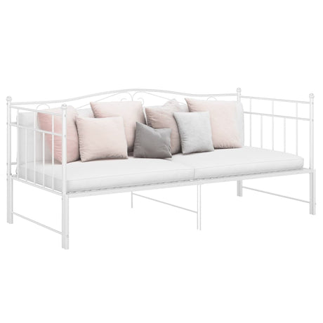 Pull-Out Sofa Bed Frame Without Mattress Metal 90X200 Cm