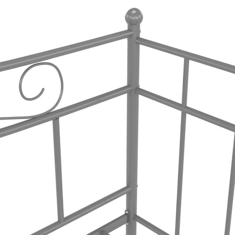 Pull-Out Sofa Bed Frame Without Mattress Metal 90X200 Cm