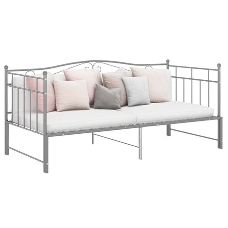 Pull-Out Sofa Bed Frame Without Mattress Metal 90X200 Cm
