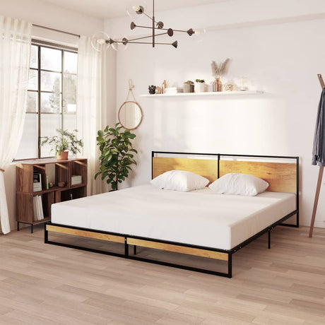 Bed Frame Without Mattress Metal Super King
