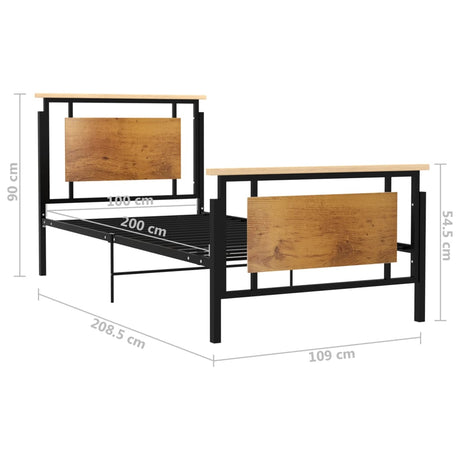 Bed Frame Without Mattress Metal