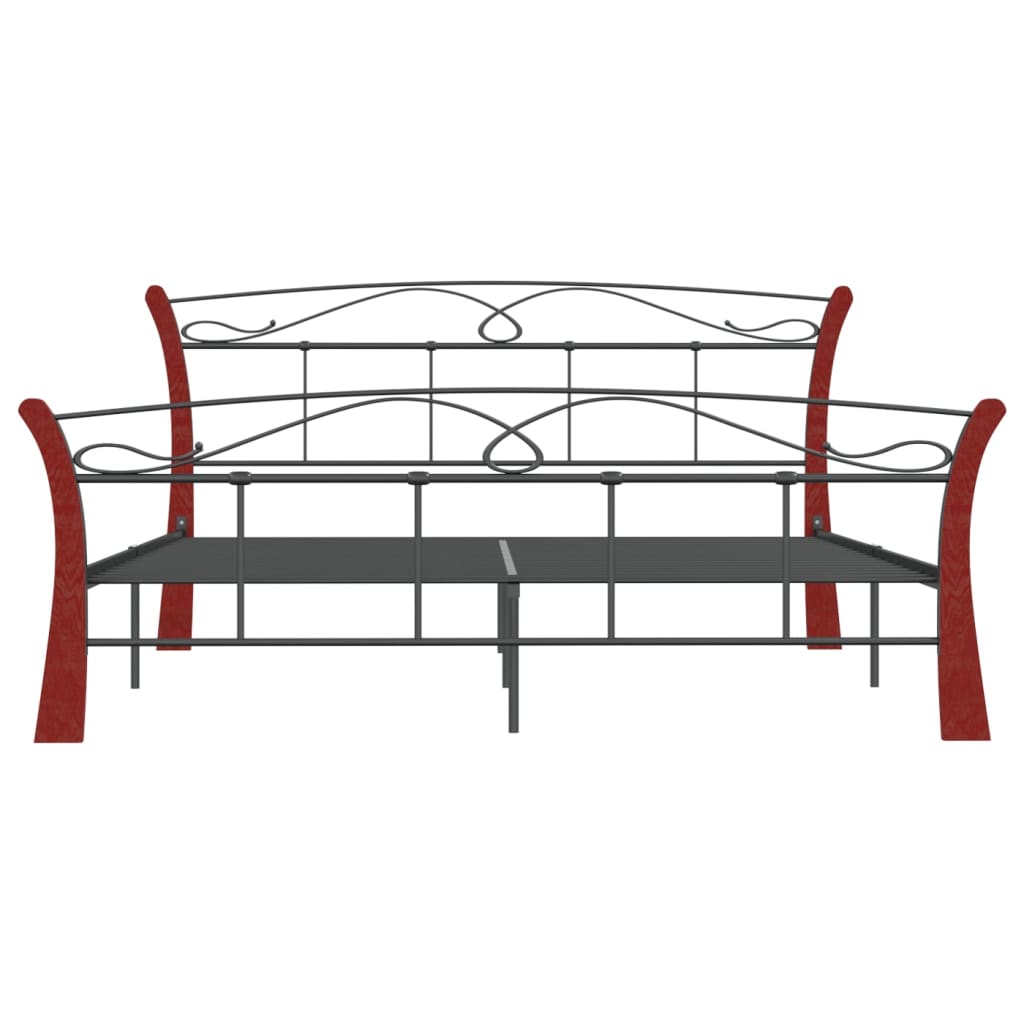 Bed Frame Without Mattress Black Metal