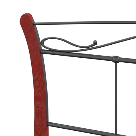 Bed Frame Without Mattress Black Metal