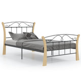 Bed Frame Without Mattress Black Metal