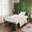 Bed Frame Without Mattress Black Metal