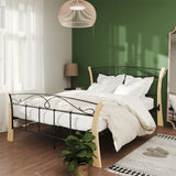 Bed Frame Without Mattress Black Metal
