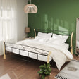 Bed Frame Without Mattress Black Metal