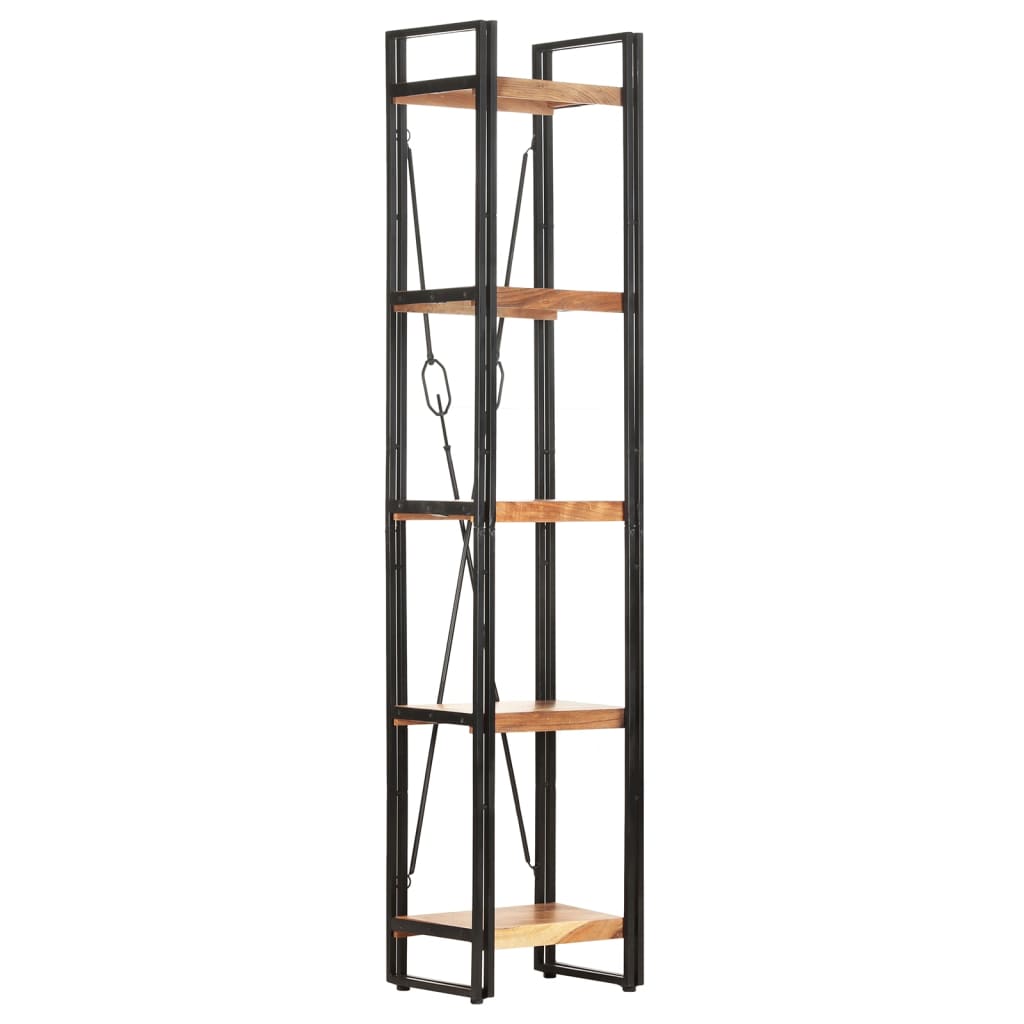 3-Tier Bookcase 60X30X Solid Acacia Wood