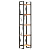3-Tier Bookcase 60X30X Solid Acacia Wood
