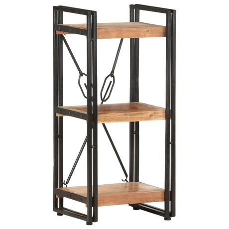 3-Tier Bookcase 60X30X Solid Acacia Wood