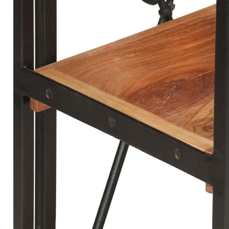 3-Tier Bookcase 60X30X Solid Acacia Wood
