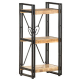 3-Tier Bookcase 60X30X Solid Acacia Wood