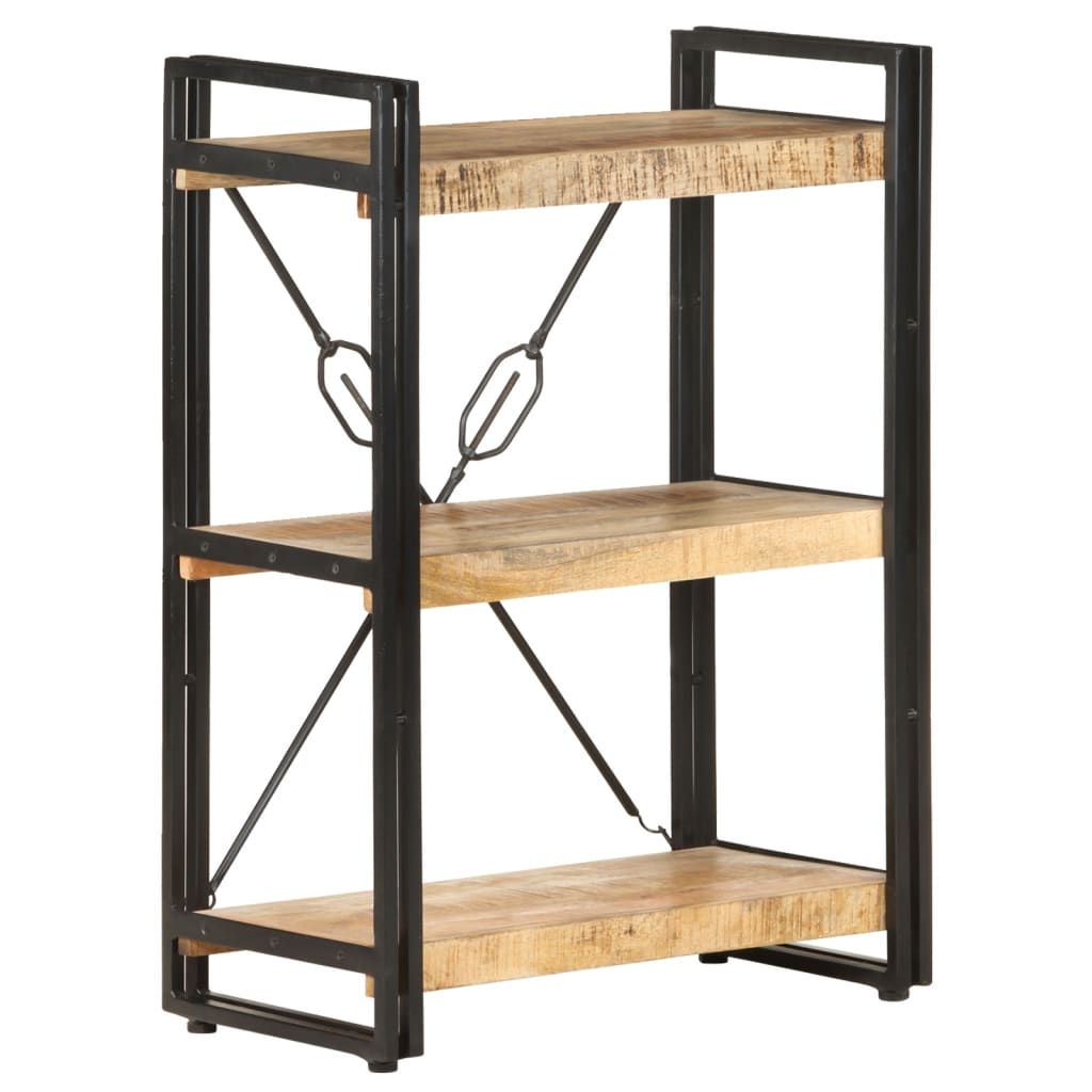 3-Tier Bookcase 60X30X Solid Acacia Wood