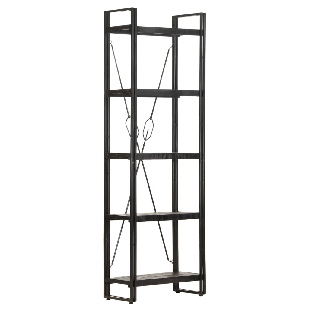 3-Tier Bookcase 60X30X Solid Acacia Wood