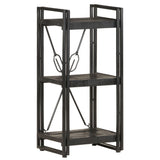 3-Tier Bookcase 60X30X Solid Acacia Wood