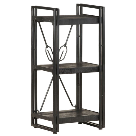 3-Tier Bookcase 60X30X Solid Acacia Wood