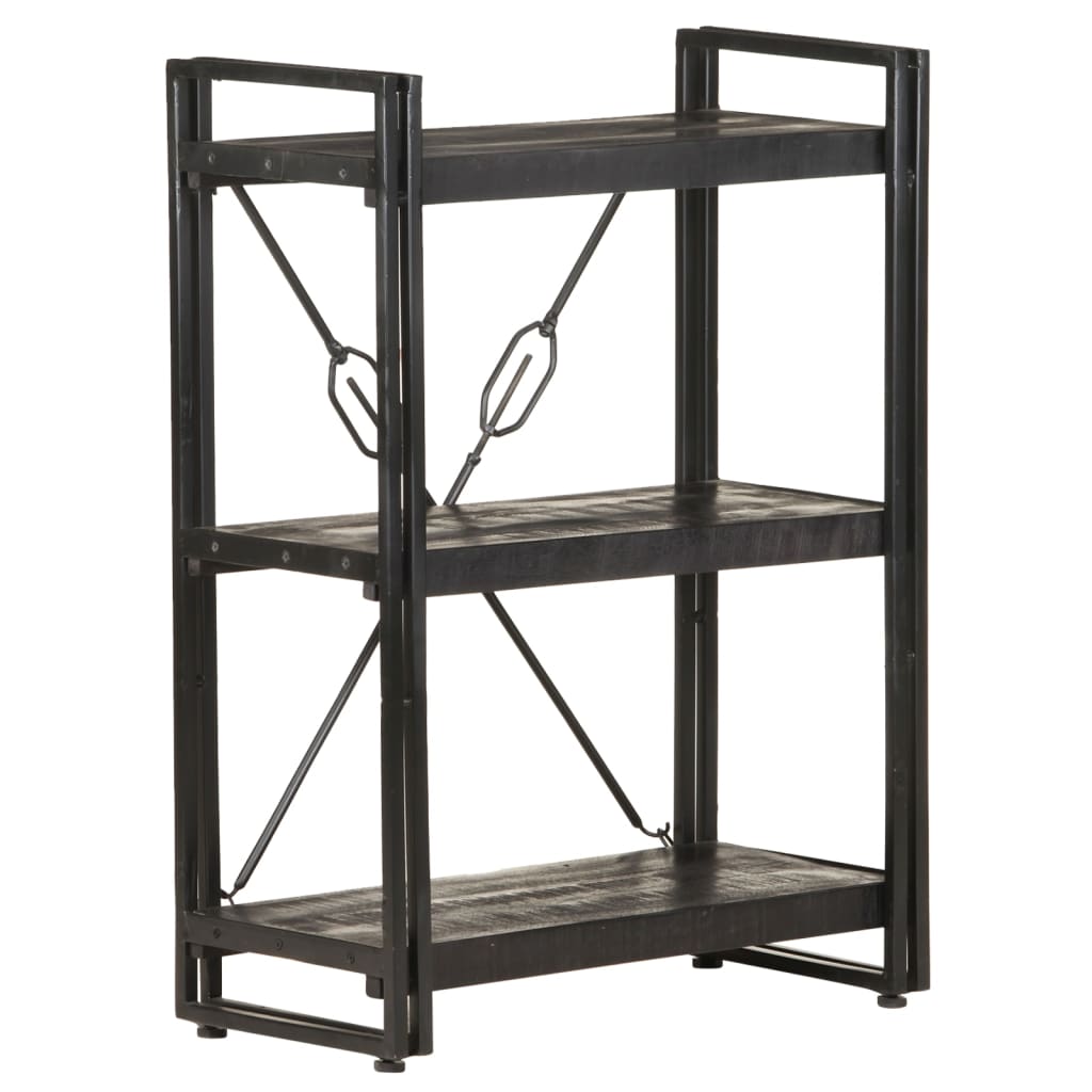 3-Tier Bookcase 60X30X Solid Acacia Wood