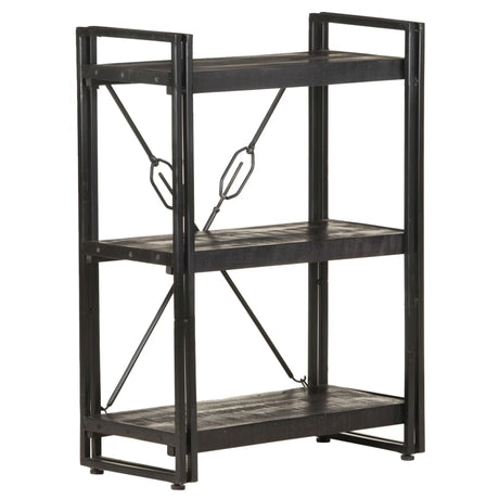 3-Tier Bookcase 60X30X Solid Acacia Wood